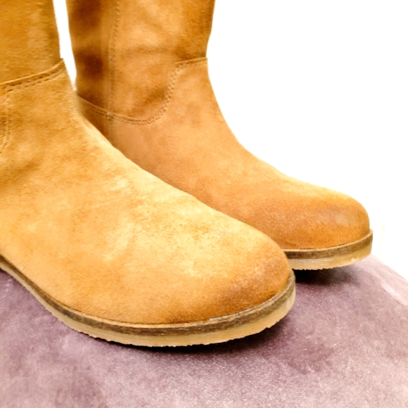 Lucky Brand Suede Boots with Fringe - Picture 5 of 8